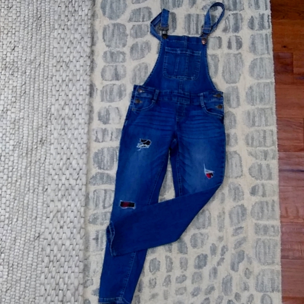 Justice overalls size 10